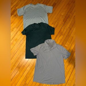 Lululemon lot of 3 men’s shirts size xl